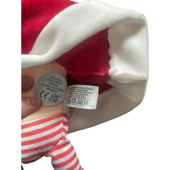 Jolijou Paris Brown Hair Ponytails Bow Red Dress Demoiselle Pretty Doll 11" - Picture 11 of 12